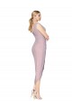 Cocktail Length Sleeveless Soft Chiffon Primrose V-Neck Mermaid High Low Evening Gown / Prom Dress / Bridesmaid Dress Canberra