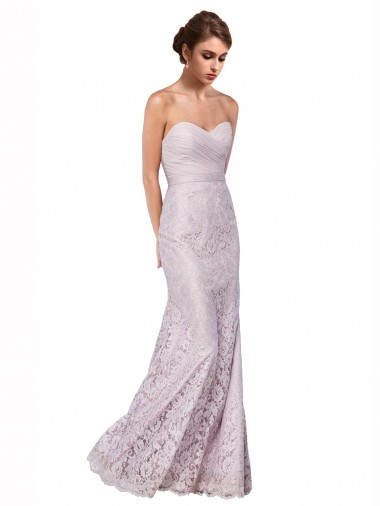 Long Sleeveless Lace Mermaid Bridesmaid Dress / Evening Dress Canberra
