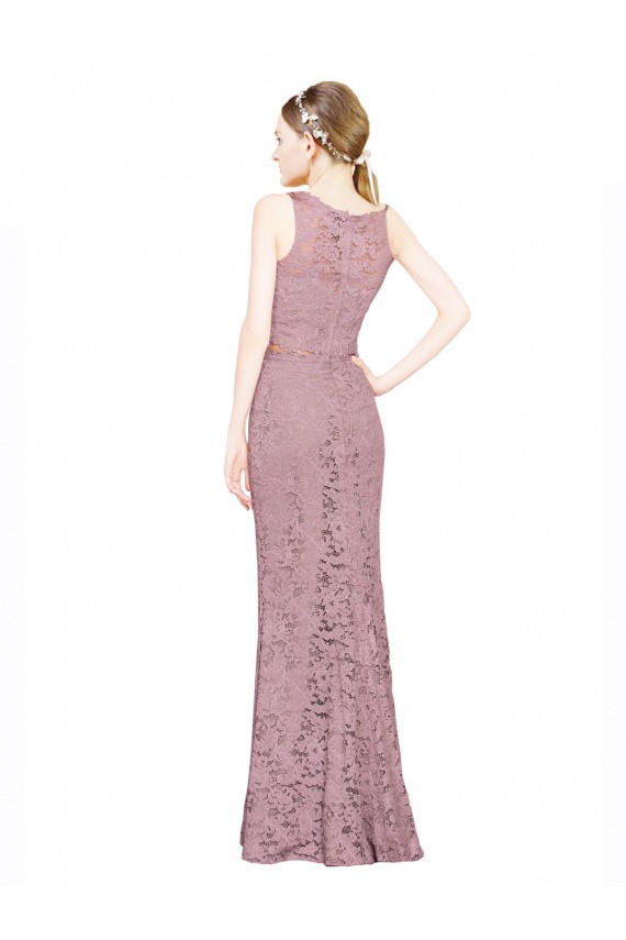 Long Sleeveless Lace Mermaid Prom Dress / Bridesmaid Dress Canberra