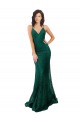 Long Sleeveless Lace Dark Green Mermaid Black Tie Evening Gown / Prom Dress / Bridesmaid Dress Canberra