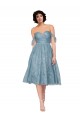 Knee Length Sleeveless Lace A-Line Bridesmaid Dress Canberra