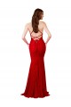Long Sleeveless Lace Red Mermaid Formal Dress / Bridesmaid Dress Canberra