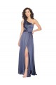 Long Sleeveless Silk like Satin Dusk One Shoulder A-Line Formal Evening Gown / Prom Dress / Bridesmaid Dress Canberra