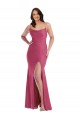 Long Sleeveless Silk like Satin Fuchsia Mermaid Formal Plus Size Evening Gown / Prom Dress / Bridesmaid Dress Canberra