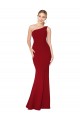 Long Sleeveless Stretch Crepe Burgundy Mermaid Formal Evening Gown / Prom Dress / Bridesmaid Dress Canberra