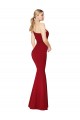 Long Sleeveless Stretch Crepe Burgundy Mermaid Formal Evening Gown / Prom Dress / Bridesmaid Dress Canberra
