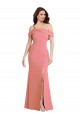 Long Sleeveless Stretch Crepe Hot Pink Trumpet Semi Formal Evening Dress / Prom Dress / Bridesmaid Dress Canberra