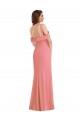 Long Sleeveless Stretch Crepe Hot Pink Trumpet Semi Formal Evening Dress / Prom Dress / Bridesmaid Dress Canberra