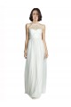 Long Sleeveless Tulle White A-Line Bridesmaid Dress Canberra