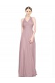 Long Sleeveless Tulle A-Line Bridesmaid Gown Canberra