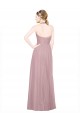 Long Sleeveless Tulle A-Line Bridesmaid Gown Canberra