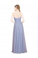 Long Sleeveless Tulle Light Sky Blue A-Line Formal Dress / Bridesmaid Dress Canberra